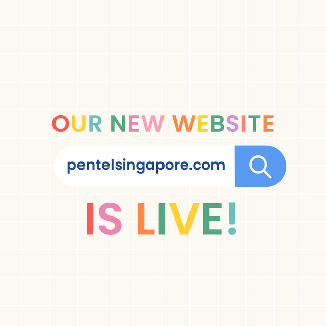 Welcome to Pentel Singapore's new website!