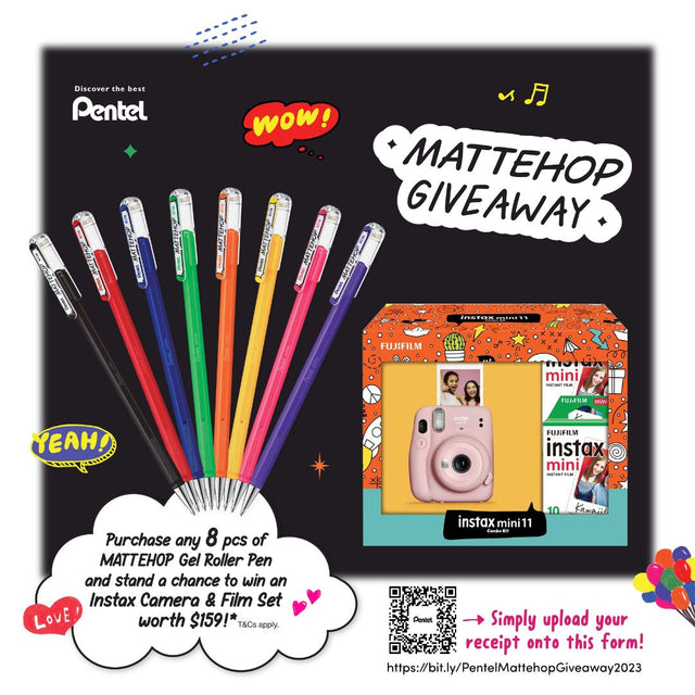 MATTEHOP Giveaway: Stand a chance to win an Instax Camera! 🤩