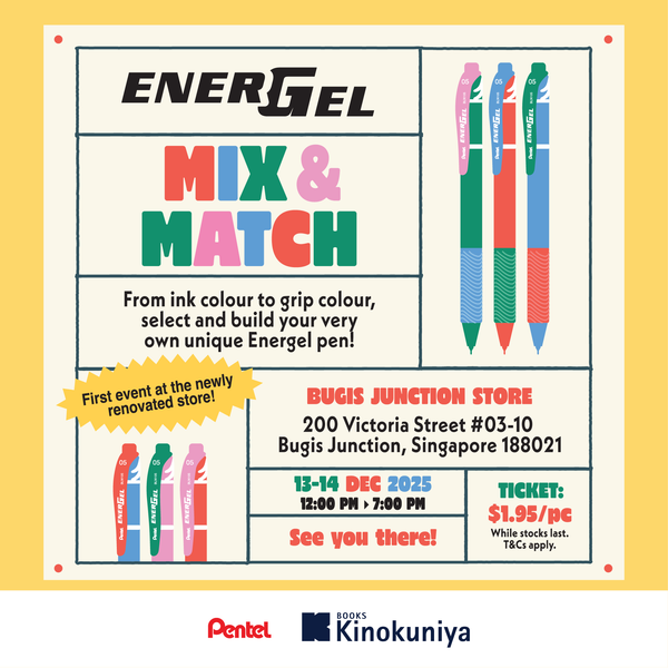 [⭐Kinokuniya Bugis Junction Event] Energel Mix & Match