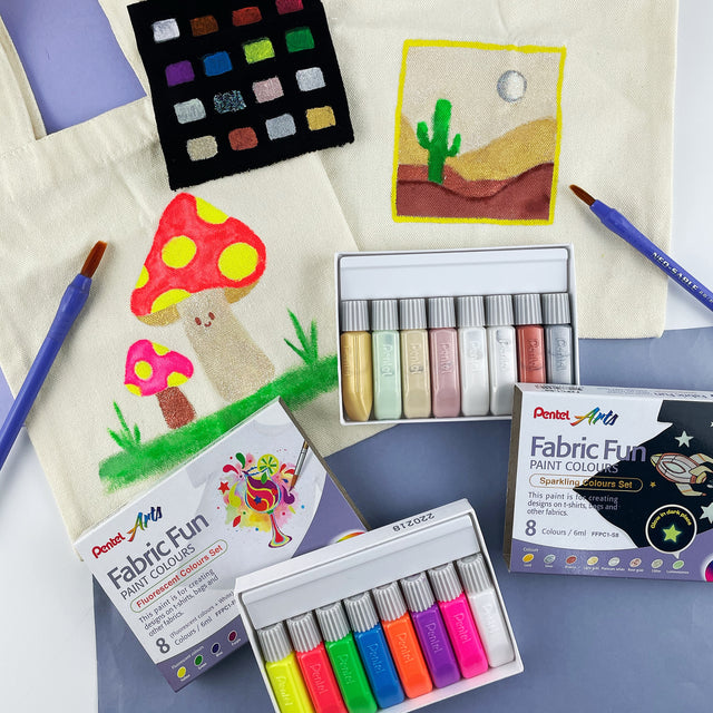 [NEW LAUNCH] Fabric Fun Paint Colours: Sparkling & Fluorescent