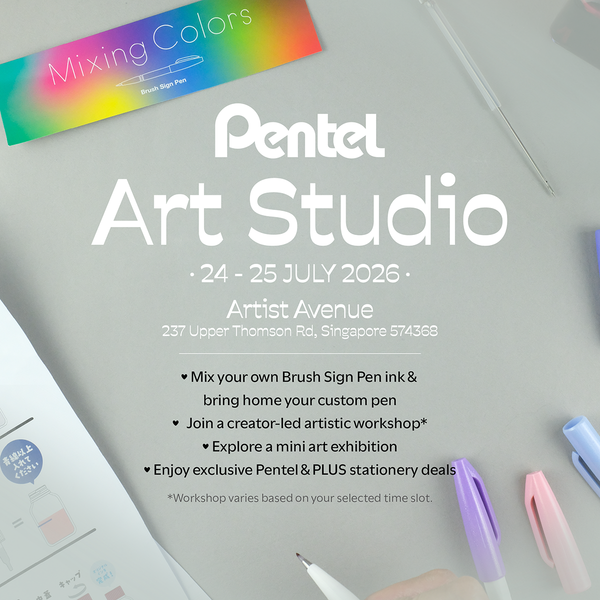 Pentel Art Studio - Brush Pen Ink Mixing 🖊️🎨