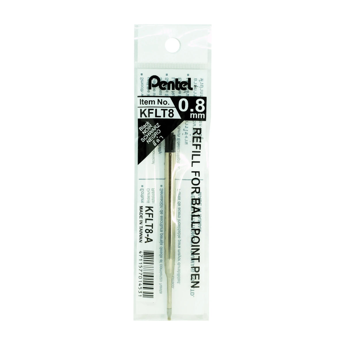 Ball Point Pen Refill 0.8mm Pentel Singapore