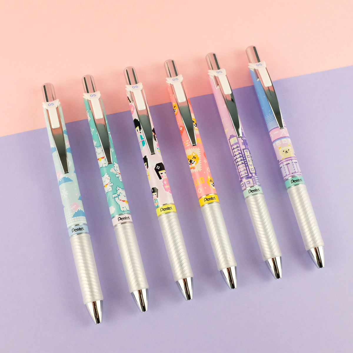 Energel Kawaii+ Pixel Art Edition 0.5mm– Pentel Singapore