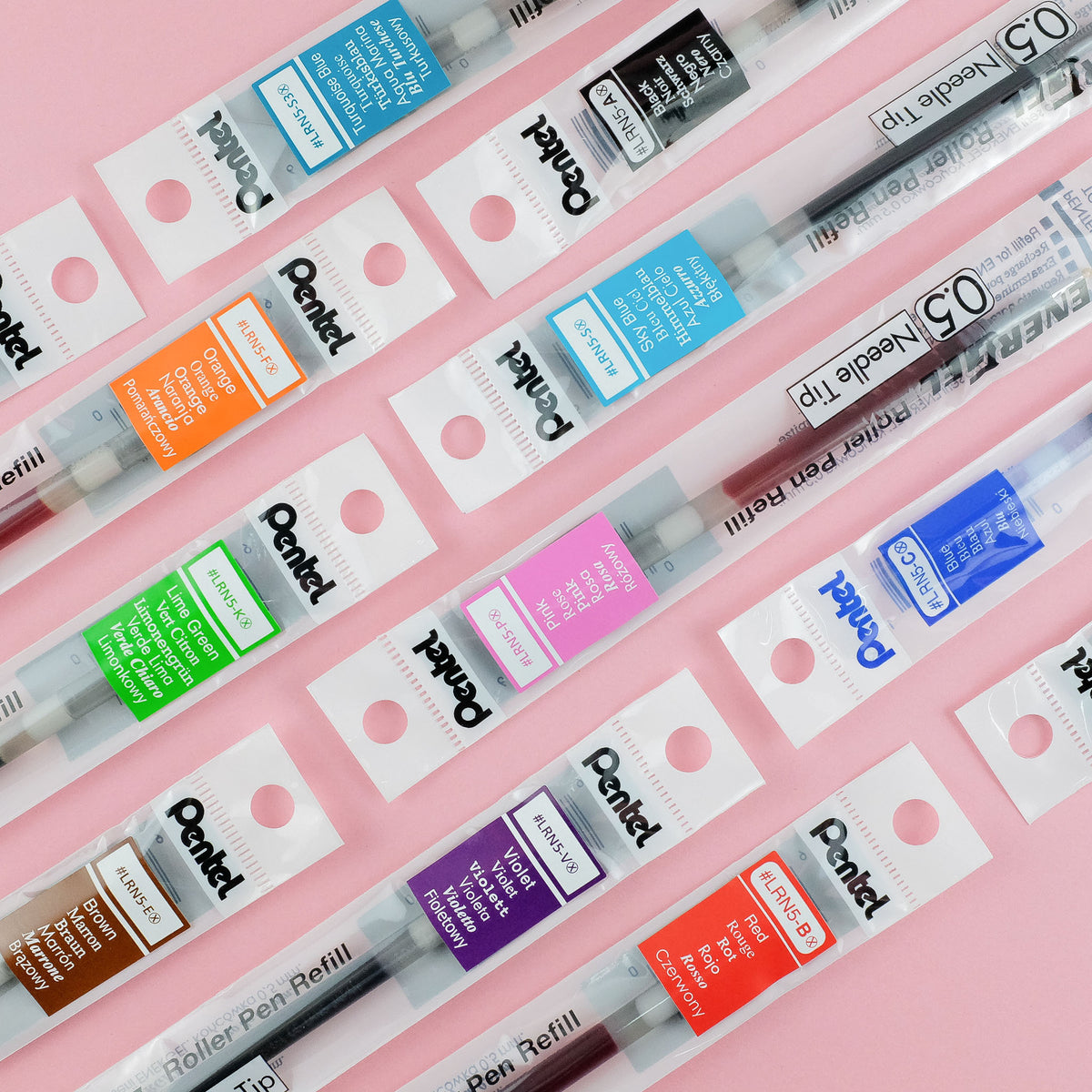 Energel Refill 0.4/0.5/0.7/1.0mm Pentel Singapore