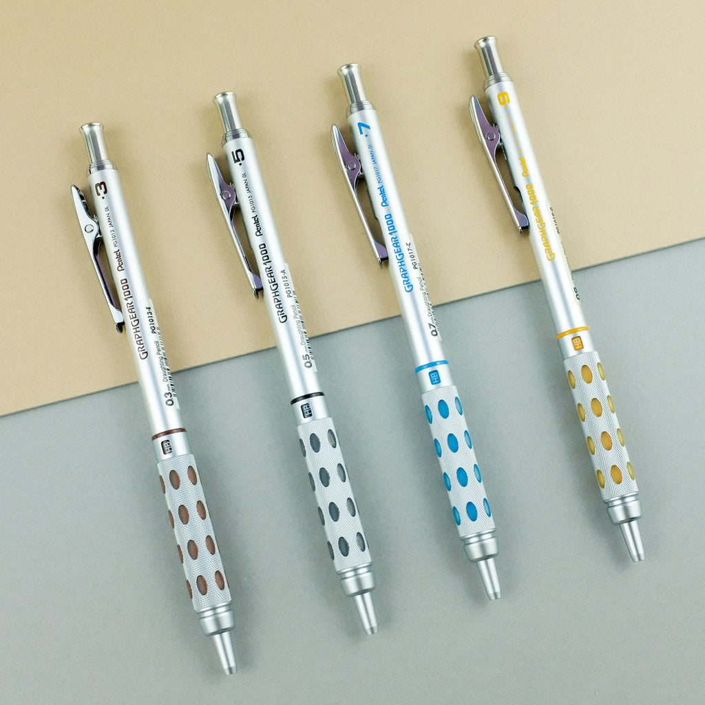 Graphgear 1000 Mechanical Pencil 0 3 0 5 0 7 0 9mm Pentel Singapore graphgear-1000-mechanical-pencil-0-3-0-5-0-7-0-9mm-pentel-singapore