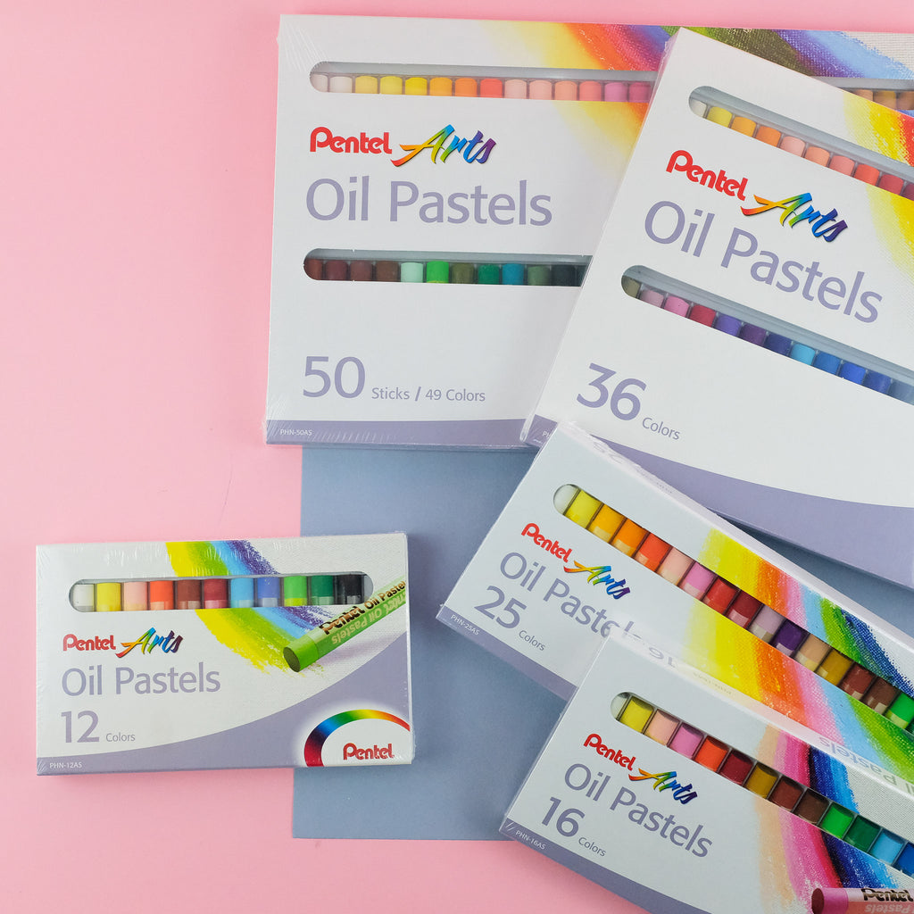 Pentel Arts Oil Pastels - 50 sticks