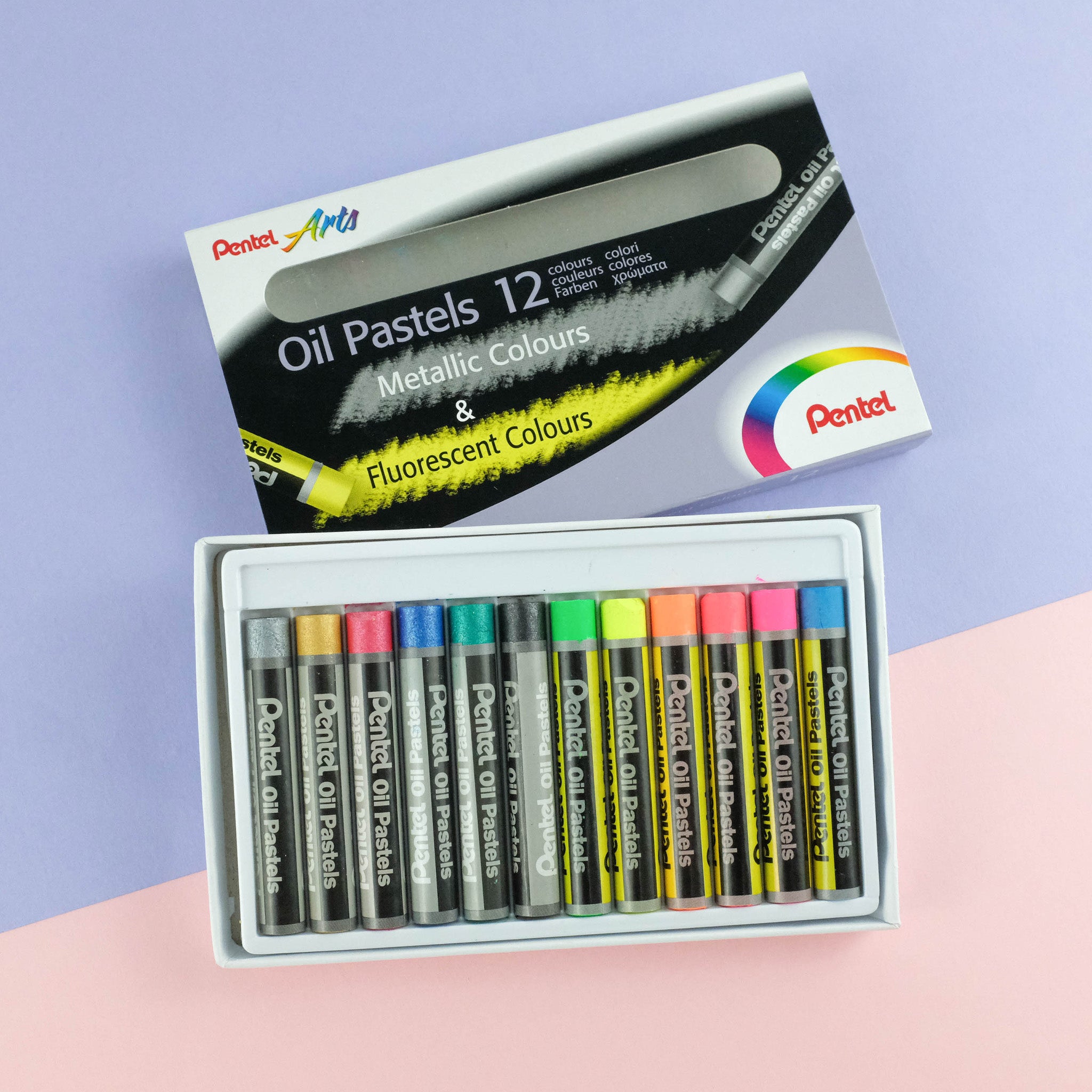 Oil Pastel Set - Pentel Arts Oil Pastels 50 Colours Set - Ar
