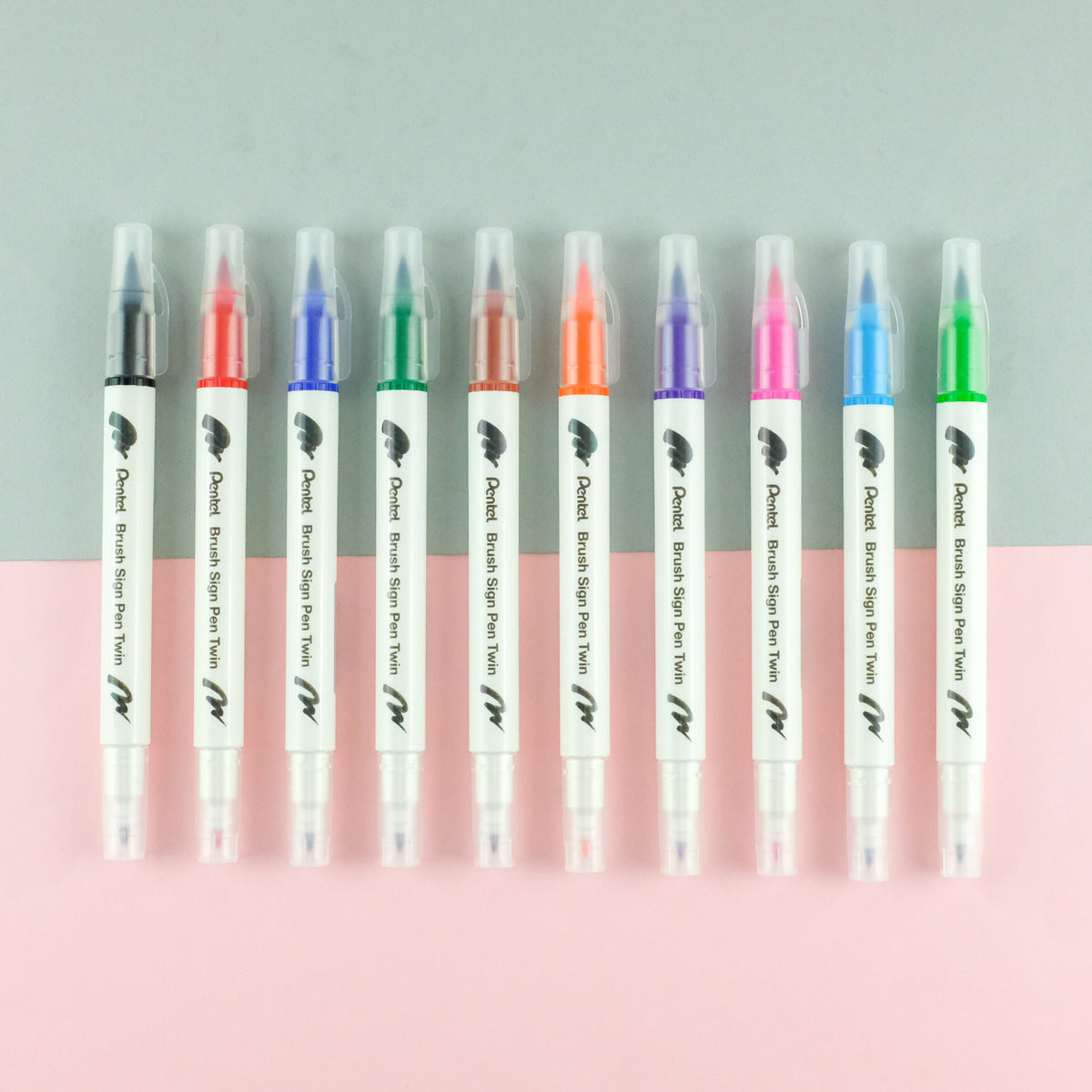 Brush Sign Pen Twin– Pentel Singapore