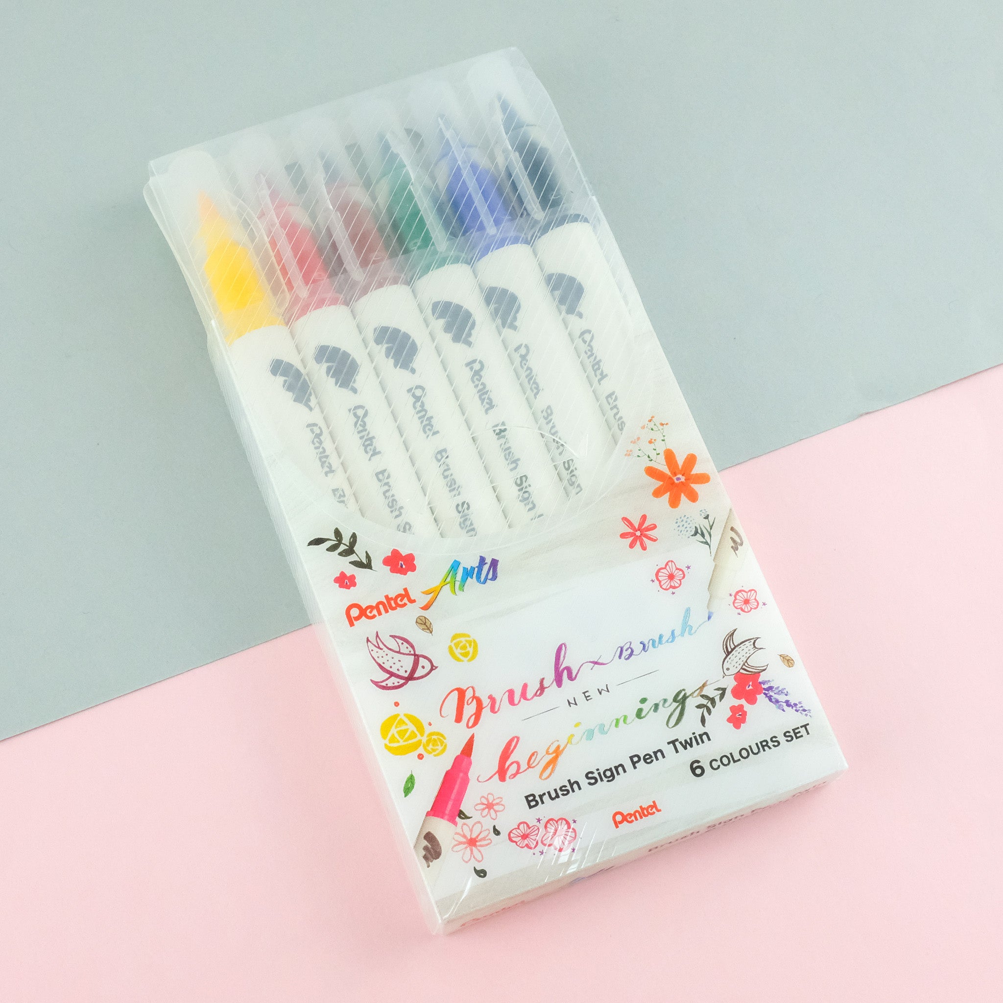 Brush Sign Pen Twin– Pentel Singapore